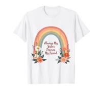Always My Sister Forever My Friend Rainbow T-Shirt