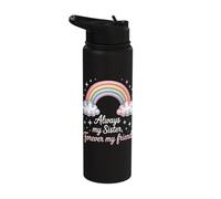 Always My Sister Forever My Friend Stainless Steel Insulated Water Bottle