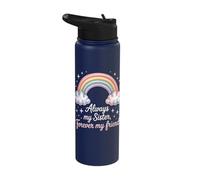 Always My Sister Forever My Friend Stainless Steel Insulated Water Bottle