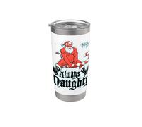 Always Naughty : Astra Zero Xmas Santa Devil Stainless Steel Insulated Tumbler