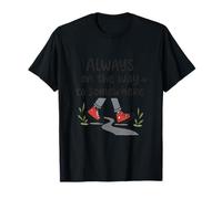 Always on The Way to Somewhere Travel Wanderlust Sneakers T-Shirt