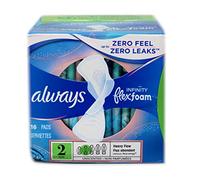 Always Pads Size 2 Infinity With Flex Foam 16 Count Heavy Flow (2 Pack)