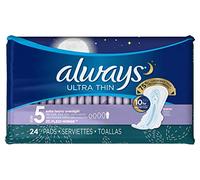 Always Pads Ultra Thin Size 5-24 Count (2 Pack)