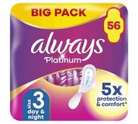 Always Platinum Night (Size 3) Wings 14 Pads x 4
