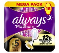 Always Platinum Secure Night Extra (Size 5) Sanitary Towels with