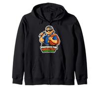 Always Prepared Dad with Extension Cord & Flashlight Zip Hoodie