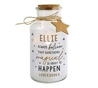 Always Present Personalised Magical Things Happen LED Glass Jar