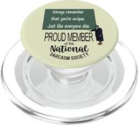 Always Remember That You’re Unique. Sarcastic Quote PopSockets PopGrip for MagSafe