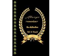 Always remember the distinction you ve made: An empty notebook is a special gift for every woman in life, 6 x 9/120 pages