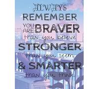 Always Remember You are Braver than you believe - Stronger than you seem & Smarter thank you think: Aestetic Anime Inspirational Journal - Notebook to ... ... Journals - Notebooks for Women & Girls)