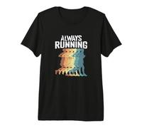 Always Running Retro Runner Silhouette Premium T-Shirt