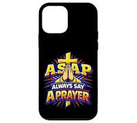Always Say A Prayer Christian Faith Cross Praying Hands Case for iPhone 12 mini