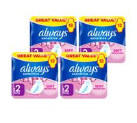 Always Sensitive Long Ultra Sanitary Towels With Wings Size 2 12 Pads 12 Pad