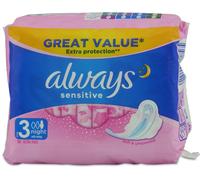 Always Sensitive Night 10 Pack