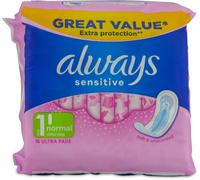 Always Sensitive Normal 16 Pack