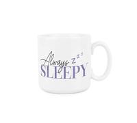 Always Sleepy Mug - Novelty Joke Gift Mug for Someone Who is Always Tired/Sleepy - Tea/Coffee Ceramic Drinks Cup Present