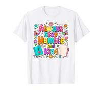Always Stay Humble and Kind About Kindness Value Graphic T-Shirt, Men, White, XL