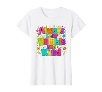 Always Stay Humble and Kind Value Graphic T-Shirt, Women, White, XL