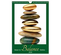 Always stay in balance UK-Version (Wall Calendar 2026 DIN A4 Portrait), CALVENDO 12 Month Wall Calendar