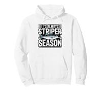 Always Striper Season Obsessed Saltwater Angler Time Fishing Pullover Hoodie