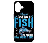 Always Think Like A Fish For Angler And Fisherman Case for iPhone 17