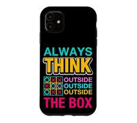 Always Think Outside the Box Illustration Graphic Designs Case for iPhone 11