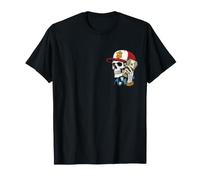 Always Tired Never Broke Money Skull Cap 2 Sides T-Shirt