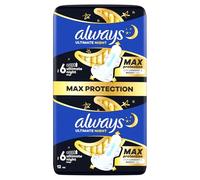 Always Sanitary Towels Ultimate Night (Size 6) Wings 16 Pads