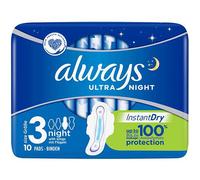 Always Ultra Day and Night Sanitary Towels with Wings 10
