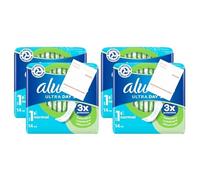Always Ultra Day Bundle, Size 1 Normal Sanitary Pads, 56 Sanitary Towels (4 Packs of 14), 3X Protection, Super Absorbent Sanitary Towels for Long Lasting Protection AFG Supplies Bundle