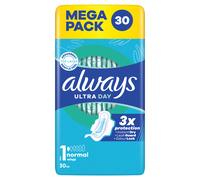 Always Ultra Day Sanitary Towels Normal (Size 1) With Wings 30 Pads