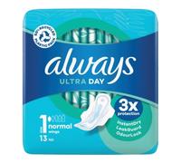 Always Ultra Day Sanitary Towels Normal Wings Size 1 13 Pads