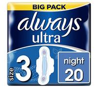 Always Ultra Night Sanitary Pads with Wings