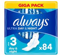 Always Ultra Night Sanitary Towels / Pads with Wings, Size 3, Ultra Thin, 84 Towels (28 x 3 Packs), Super Saving Box, Odour Neutraliser, Super Absorbent Core