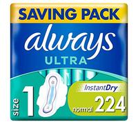 Always Ultra Normal Sanitary Towels with Wings - Size 1, 16 x 14 Pack