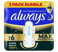 Always Ultra Sanitary Towels Secure Ultimate Night (Size 6) with