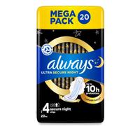 Always Ultra Secure Night Mega Wings 20 pcs