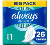 Always Ultra Tag Sanitary Pads Normal (Size 1) Wings 26 Pads