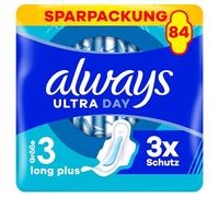 Always Ultra Women's Sanitary Pads Size 3, Night, 84 Sanitary Towels with Wings (3 x 28 Pieces) Multipack, Thin and Super Absorbent, Odour-Neutralising and Leak Protection