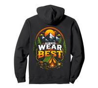 Always Wear The Best Camping Outdoor National Parks Gift Pullover Hoodie
