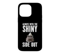 Always With The Shiny Side Out Cat Tin Foil Hat Conspiracy Case for iPhone 14 Pro Max