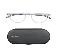Always With You Reading Glasses 1.5 to 3.0, Slim 4mm Case by ThinOptics | Light & Thin Armless Readers in a Slim Case that Attaches to the Back of Your Phone, Scratch Resistant Polycarbonate Lenses