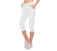 ALWAYS Women's Casual Jogger Pants - Buttery Super Soft Stretch Comfy Athletic Sweatpants Clothing with Pockets, Cjog128 / White, S