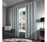 always4u 100% Blackout Curtains Eyelet for Bedroom Silver Soft Velvet Curtain Thermal Foil Printed Metallic Luxury Window Drapes for Home Decoration 1 Pair 46 * 54