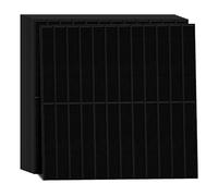 Alwayspon 10 Sheets 12x12inch Black 3D Vinyl Wall Tile Sticker, Peel and Stick Backsplsh Self-Adhesive Wallpaper Stick on Subway Tile Decals for Kitchen Bathroom Decor, Narrow Vertical