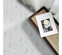 Alwayspon 10Pcs White and Black Waterproof Non-slip Floor Tiles Decal for Kitchen Bathroom Living Room, Vinyl Flooring Self-adhesive Peel and Stick Vinyl Sticker.