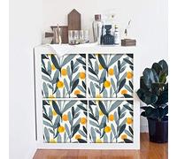 Alwayspon Furniture Sticker/Decals 33cmX33cmX4PCS For IKEA KE Expedit Kallax Shelving Unit Bookcase Storage Home Furniture Decor DIY PEEL & STICK Sticker