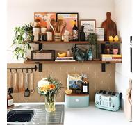 Alwayspon Tile Sticker, 25PcsX15cm/6inch Yellow Brown Self Adhesive Stick on Tiles Transfer Sticker for Bathroom Kitchen, Splashback, Peel and Stick Vinyl Floor Wall Tiles Sticker