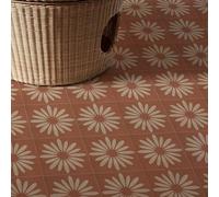 Alwayspon Tile Sticker, 25PcsX20cm/8inch Red White Floral Self Adhesive Stick on Tiles Transfer Sticker for Bathroom Kitchen, Splashback, Peel and Stick Vinyl Floor Wall Tiles Sticker