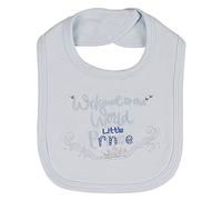 Alwaystrusted Personalised Gift Blue Bib "Welcome to The World" Plain AT-TF44-00-00